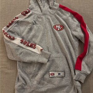 NFL Gray Hoodie with Red Detail